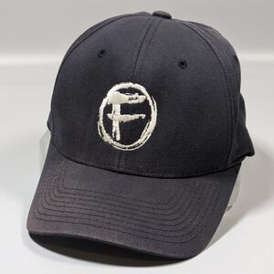 Vintage Foundation Skateboards Hat Flex Fit Blue Logo Cap Y2K  S/M